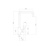 Caroma Compass Alfresco 316SS Sink Mixer